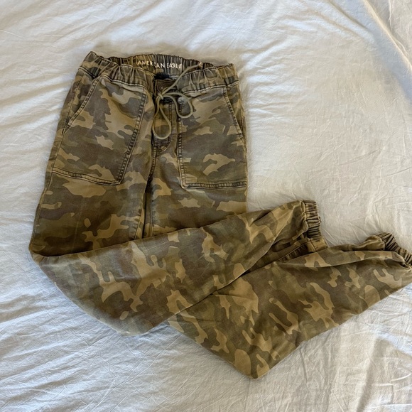 AE Ne(x)t level high waisted Jegging jogger camo green - Picture 1 of 7